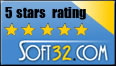 Soft32 5-star rating