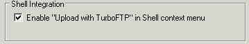 FTP Shell context menu options